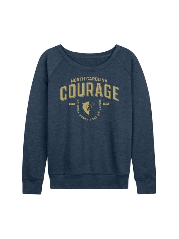 NWSL - North Carolina Courage Indsutrial - Women's French Terry Long Sleeve T-shirt