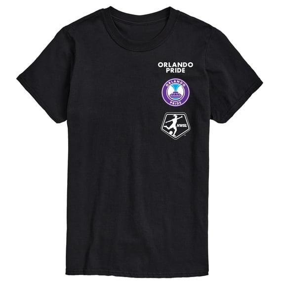NWSL - Orlando Pride Stacked Logos - Adult Short Sleeve Tee