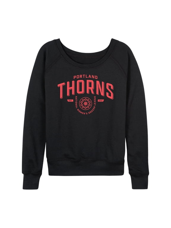 NWSL - Portland Thorns Indsutrial - Women's French Terry Long Sleeve T-shirt