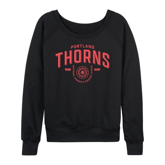 NWSL - Portland Thorns Indsutrial - Women's French Terry Long Sleeve T-shirt