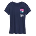 thumbnail image 1 of National Women's Soccer League - San Diego Wave Stacked Logos Short Sleeve Graphic T-Shirt, 1 of 2