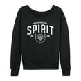 thumbnail image 1 of NWSL - Washington Spirit Industrial - Women's French Terry Long Sleeve T-shirt, 1 of 2