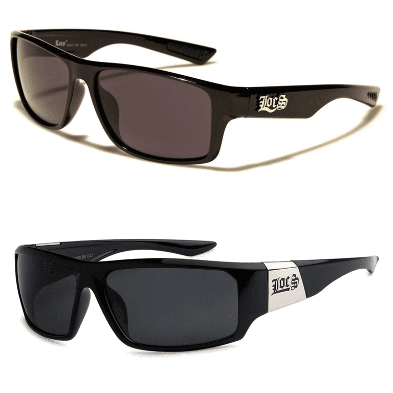 Black sunglasses NWT Locs 9080 Black Sunglasses NWT LOWRIDER Hardcore Gangster OG  main image 2