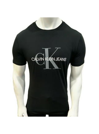 Calvin Klein High Neck Logo Stretch Slim Fit Long Sleeve Top in Black for  Men