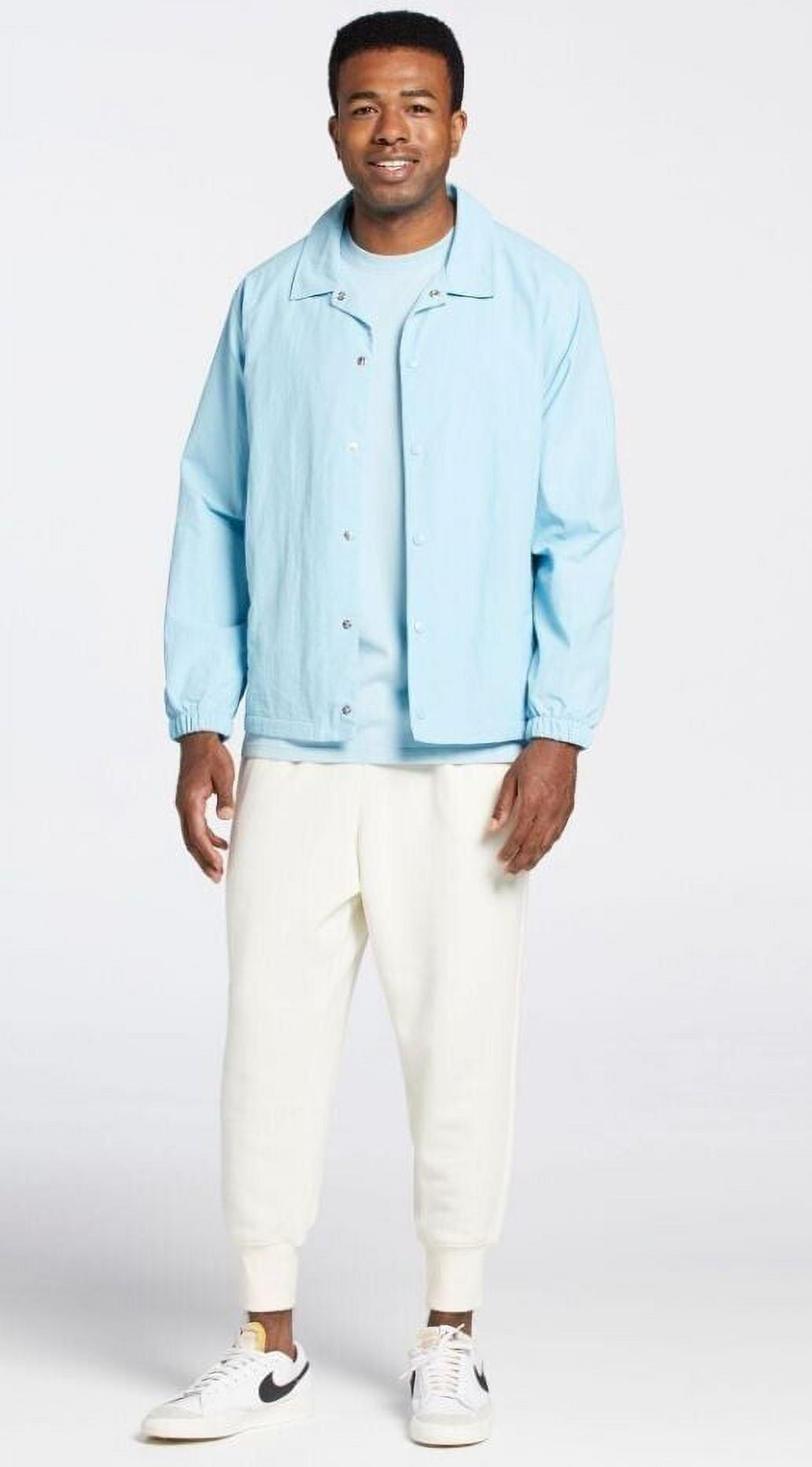 NWT DSG X TWITCH + ALLISON Men's Coaches Jacket in Cloudless Sky