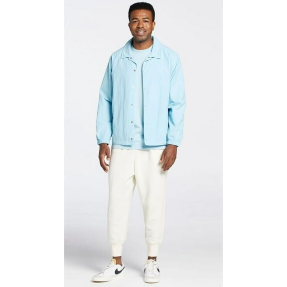 NWT DSG X TWITCH + ALLISON Men's Coaches Jacket in Cloudless Sky Size XXL