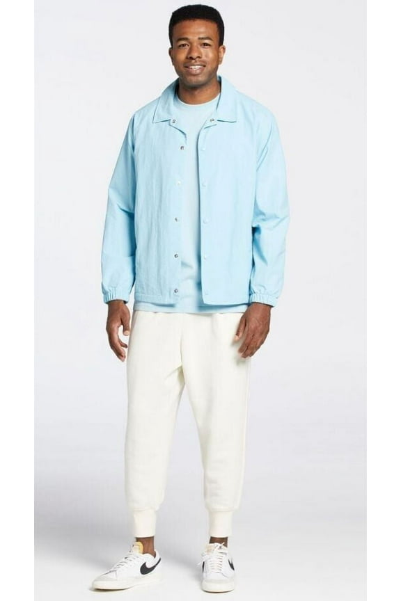 NWT DSG X TWITCH + ALLISON Men's Coaches Jacket in Cloudless Sky Size XXL