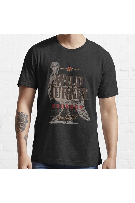NWT Funny Retro Wild Turkey Premium Gift Unisex T-Shirt