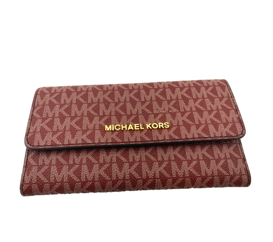 Mk oxblood wallet hotsell