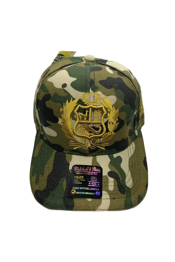 NWT Peru Embroidery Coat Of Arms Shield Men's Adjustable Strapback Baseball Hat