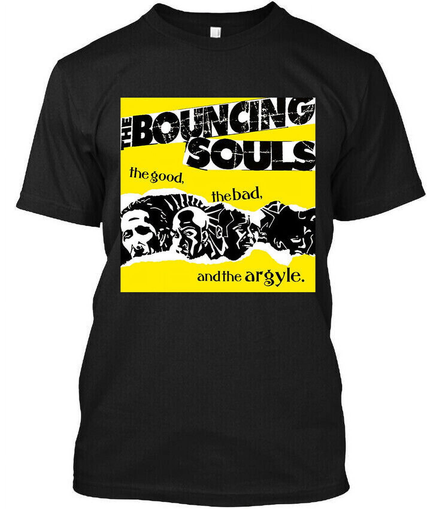 NWT The Bouncing Souls The Good the Bad and the Argyle Pop Band TShirt