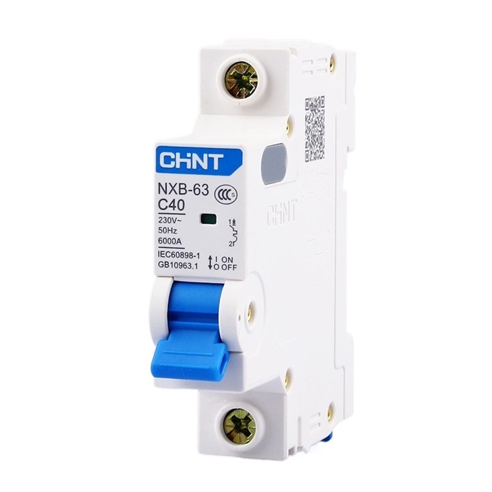 NXB-63 1P AC 230/400V Miniature Circuit Breaker C 6 10 16 20 25 32 40 63A Overload Protector DZ47 C Style Air Switch