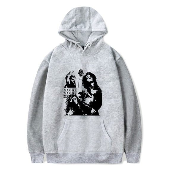 NXCRE Merch White Crow Hoodie Hoodies Men Women Long Sleeve Winter Fashion Sweatshirt Pullover Top