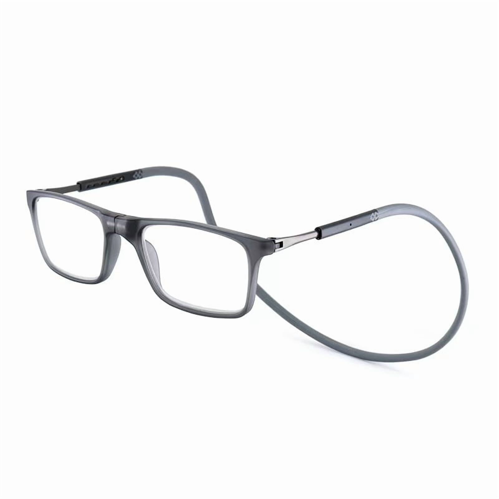 Click Tech Spectacles NXMY Reading Glasses Hanging Folding Magnetic Front Click Connect Neck ...