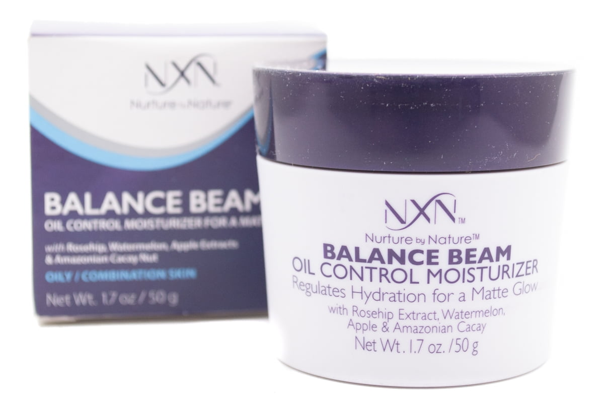 NXN Nurture by Nature BALANCE BEAM Oil Control Moisturizer for a Matte Glow for Oily/Combination Skin 1.7oz