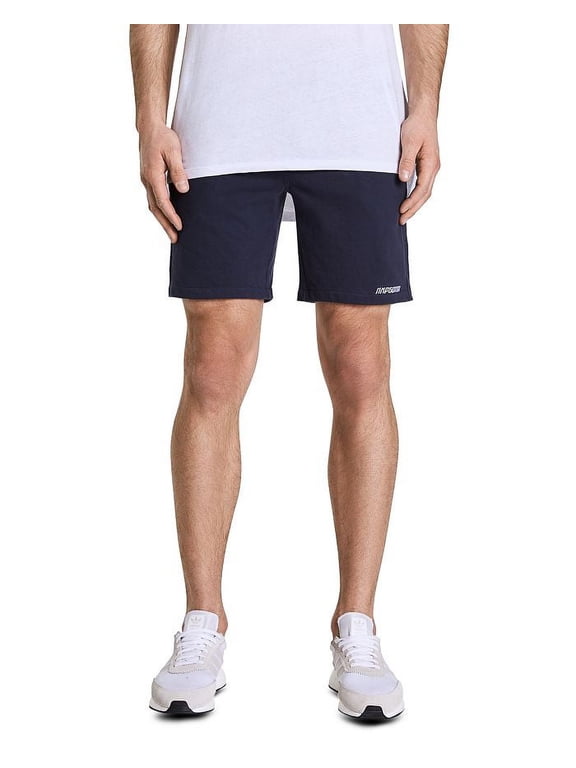 Mens United Track Active Cotton Athletic Shorts 36 Navy