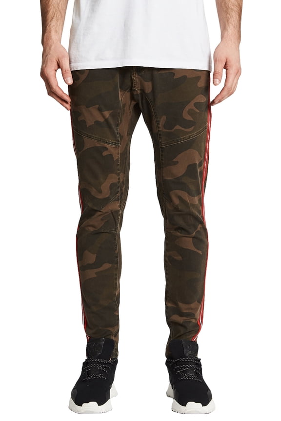 SHANGHAI CAMO Baseline Camouflage-Print Slim Fit Pant, US 32