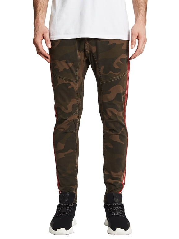 SHANGHAI CAMO Baseline Camouflage-Print Slim Fit Pant, US 32