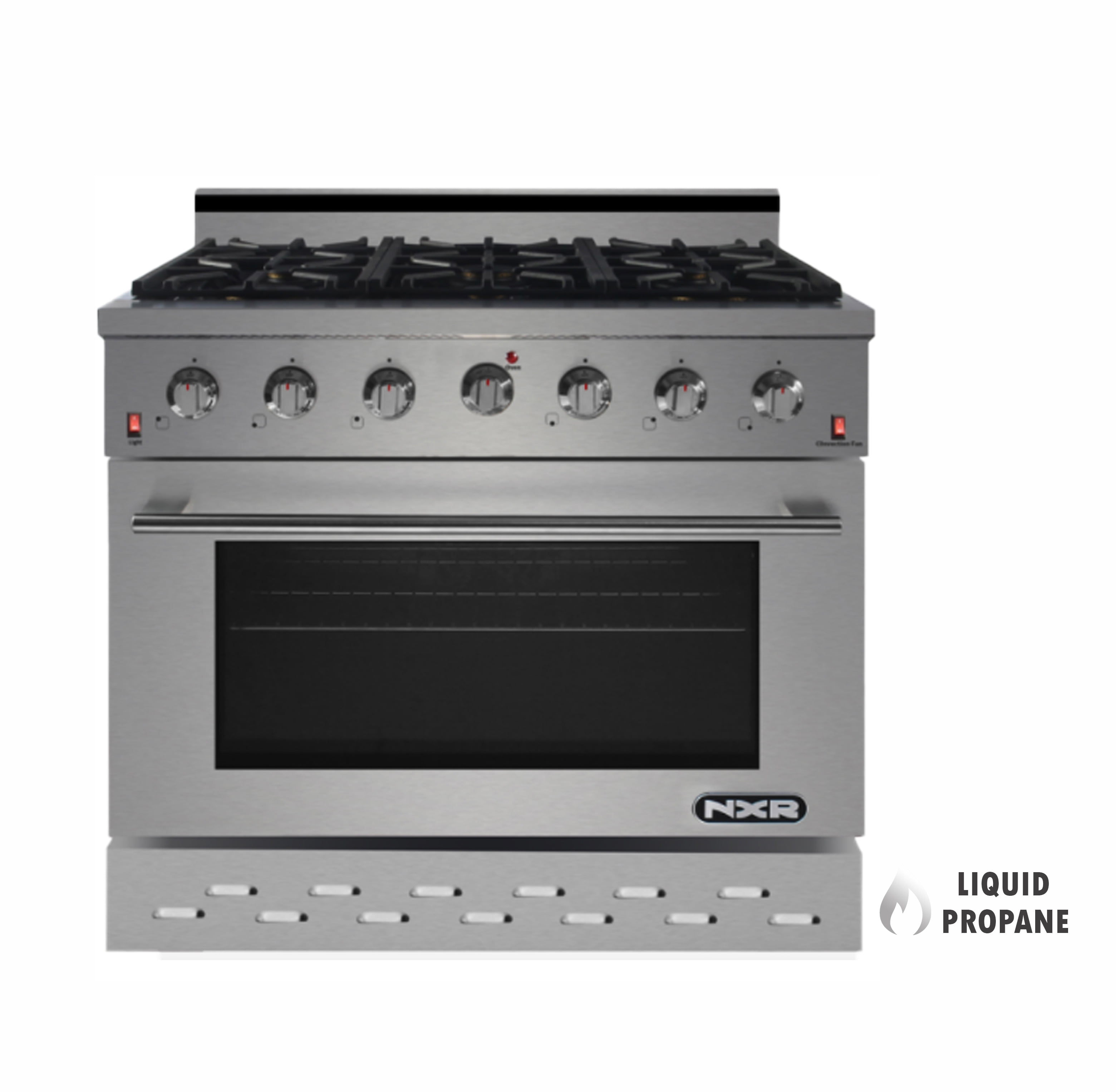 NXR 36" Stainless Steel ProStyle Propane Gas Range with 5.5 cu.ft