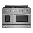 thumbnail image 1 of NXR 48'' Stainless Steel Professional Free-standing Gas Range with Griddle, 7.2 cu ft. Convection Oven SC4811, 1 of 5