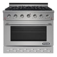 thumbnail image 1 of NXR Range 36” 5.5 cu ft Gas Range in Stainless Steel, 1 of 5