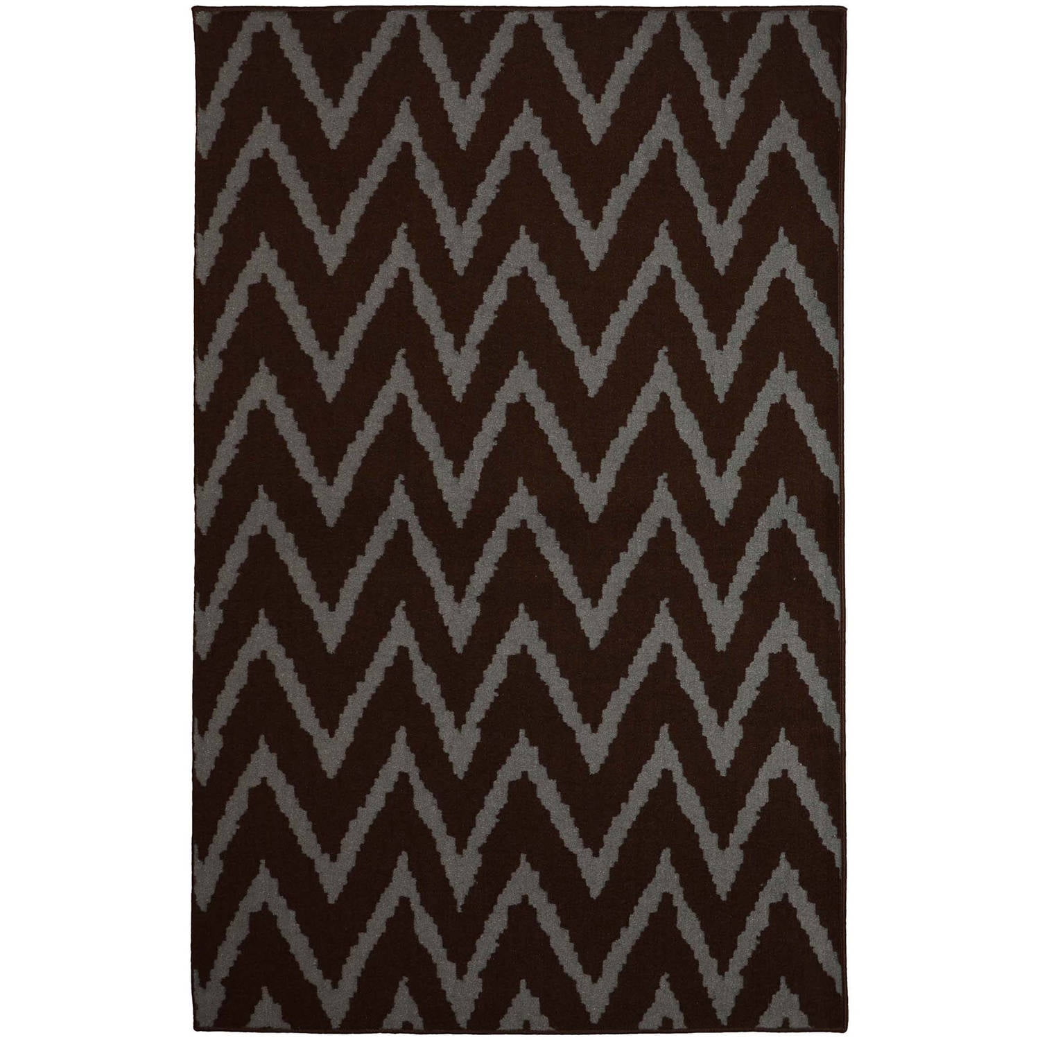 NXT-GEN Distressed Zig-Zag Olefin Area Rug - Walmart.com