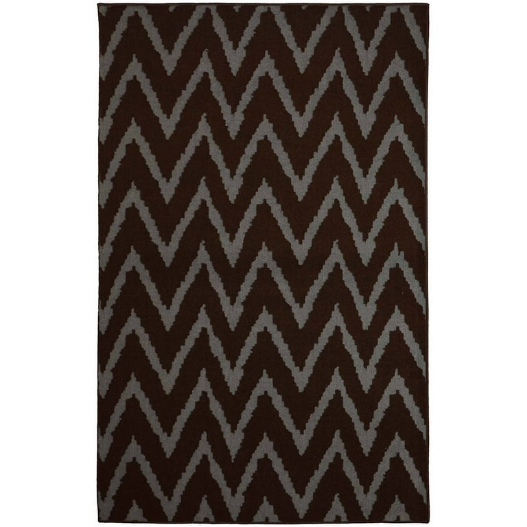 NXT-GEN Distressed Zig-Zag Olefin Area Rug - Walmart.com