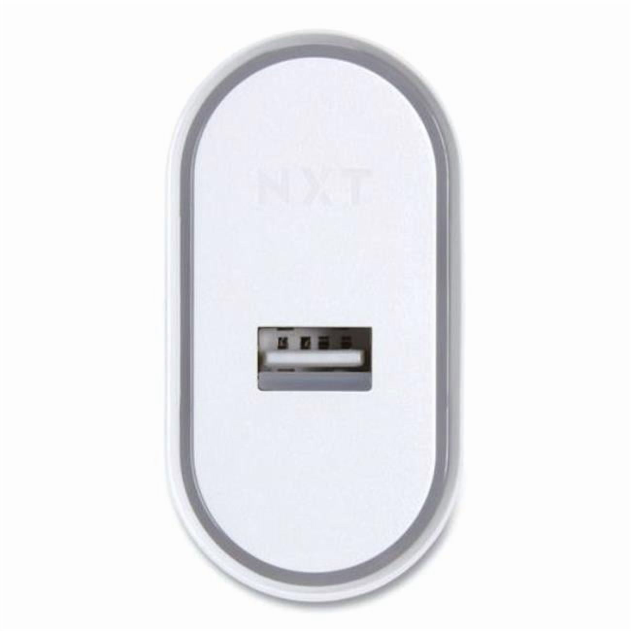 NXT NXT24384000 Wall Charger Two USB-A Ports, White