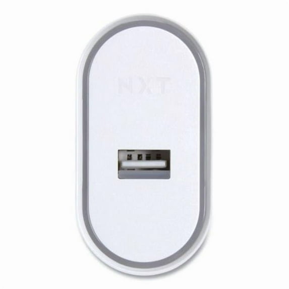 NXT NXT24384000 Wall Charger Two USB-A Ports, White