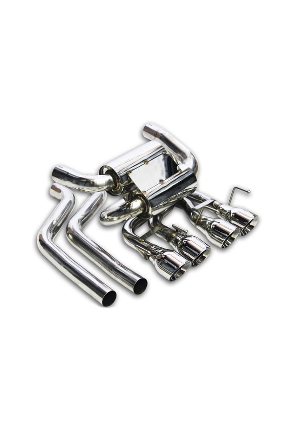 Axle Back Exhaust System Compatible with 2005-2008 C6 Corvette EX3033