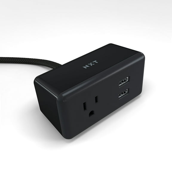 NXT Technologies 5 ft. Extension Cord 1 Outlet/2 USB Ports Blk NX56823