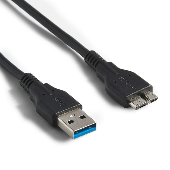 NXT Technologies 6' USB Type-A Male to Micro-USB Type-B Male Black NX29773