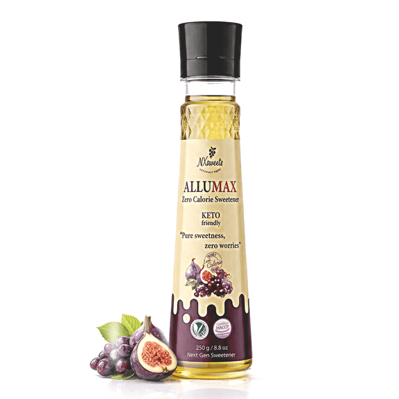 NXsweets Allulose Syrup (92% Pure Allulose), Zero Sugar Sweetener, Keto & Low Glycemic, Non-GMO, No Aftertaste, Baking & Coffee Friendly, Product of Korea, 8.8 oz (250 g)