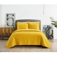 thumbnail image 1 of NY&C Home Babe 3-Piece Geometric Cotton Quilt Set, Queen, Yellow, 1 of 2