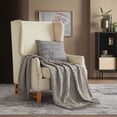 thumbnail image 1 of NY&C Home Foremost 1-Piece Ruched Throw Blanket, 50 x 60, Grey, 1 of 2