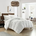 thumbnail image 1 of NY&C Home Halsey Comforter Stitched Lightweight Down Alternative Filling, King, White, 1 of 2