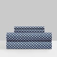 thumbnail image 1 of NY&C Home Rylie 4-Piece Sheet Super Soft Geometric Polka Dot Pattern, Queen, Navy, 1 of 10
