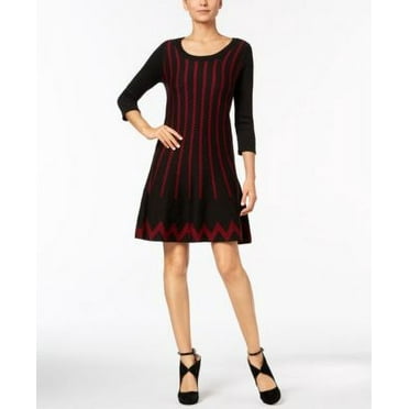 NY Collection Fit Flare Sweater Dress Beatrix