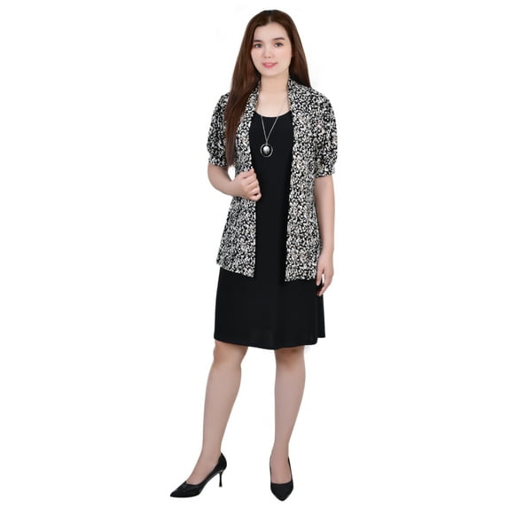 NY Collection Petite Two Piece Dress Set