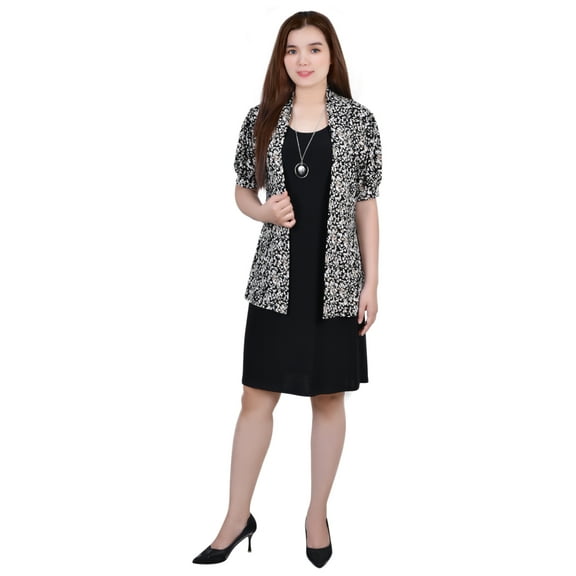 NY Collection Petite Two Piece Dress Set