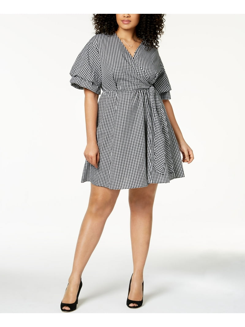white christmas dresses Katie Plus Size Wrap Dress Melon Rib Knit - Fair Trade Dresses main image 0