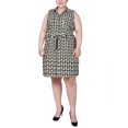thumbnail image 1 of NY Collection Plus Size Sleeveless Belted Shirtdress, 1 of 4