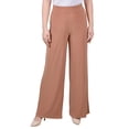 thumbnail image 1 of NY Collection Women's Missy Wide Leg Pull On Pant, 1 of 3