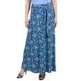 thumbnail image 1 of NY Collection Women's Petite Maxi Skirt With Sash Waist Tie, 1 of 4