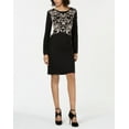 thumbnail image 1 of NY Collection Women's Petite Printed Metallic-Threaded Dress - Reeva Size PXL, 1 of 1