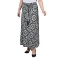 thumbnail image 1 of NY Collection Women's Plus Size Maxi Skirt With Sash Waist Tie, 1 of 4