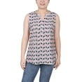 thumbnail image 1 of NY Collection Women's Sleeveless Pintucked Blouse, 1 of 4