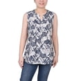 thumbnail image 1 of NY Collection Women's Sleeveless Pintucked Blouse, 1 of 4