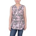 thumbnail image 1 of NY Collection Women's Sleeveless Pintucked Blouse, 1 of 4