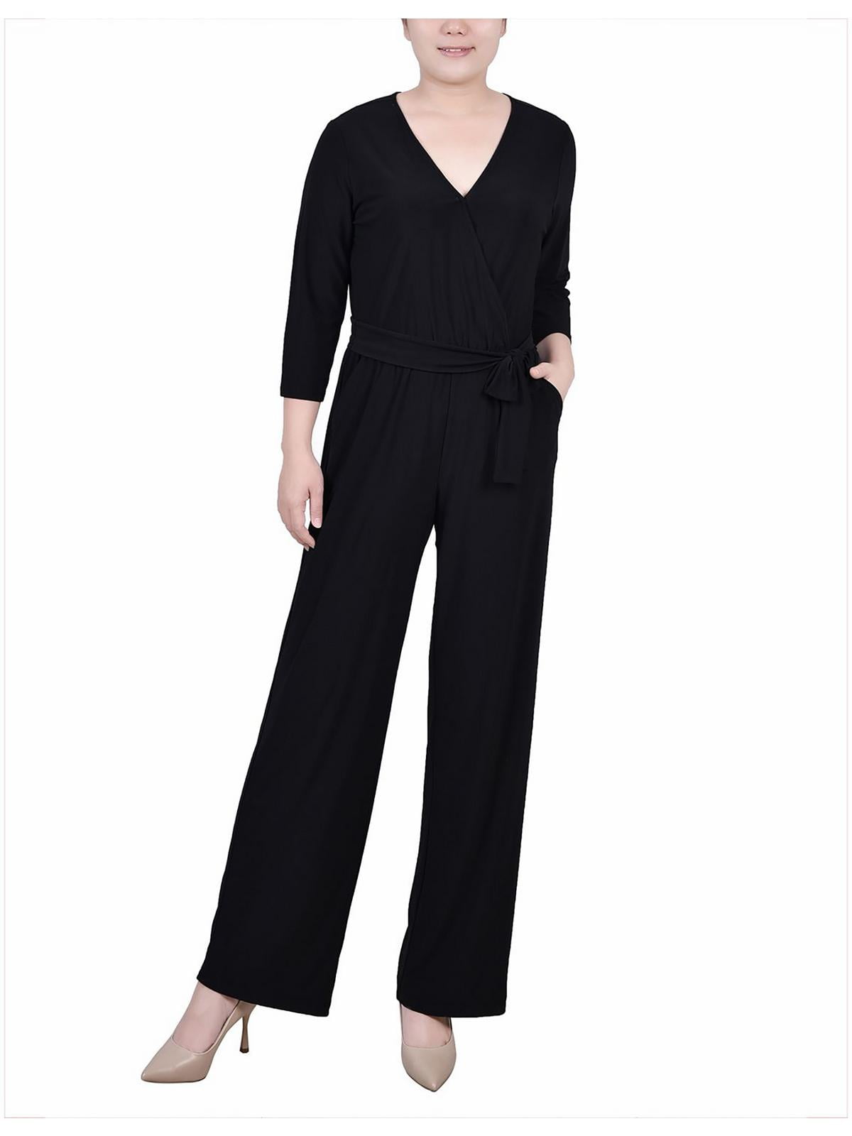 Women’s Wide-Leg Belted Jumpsuit